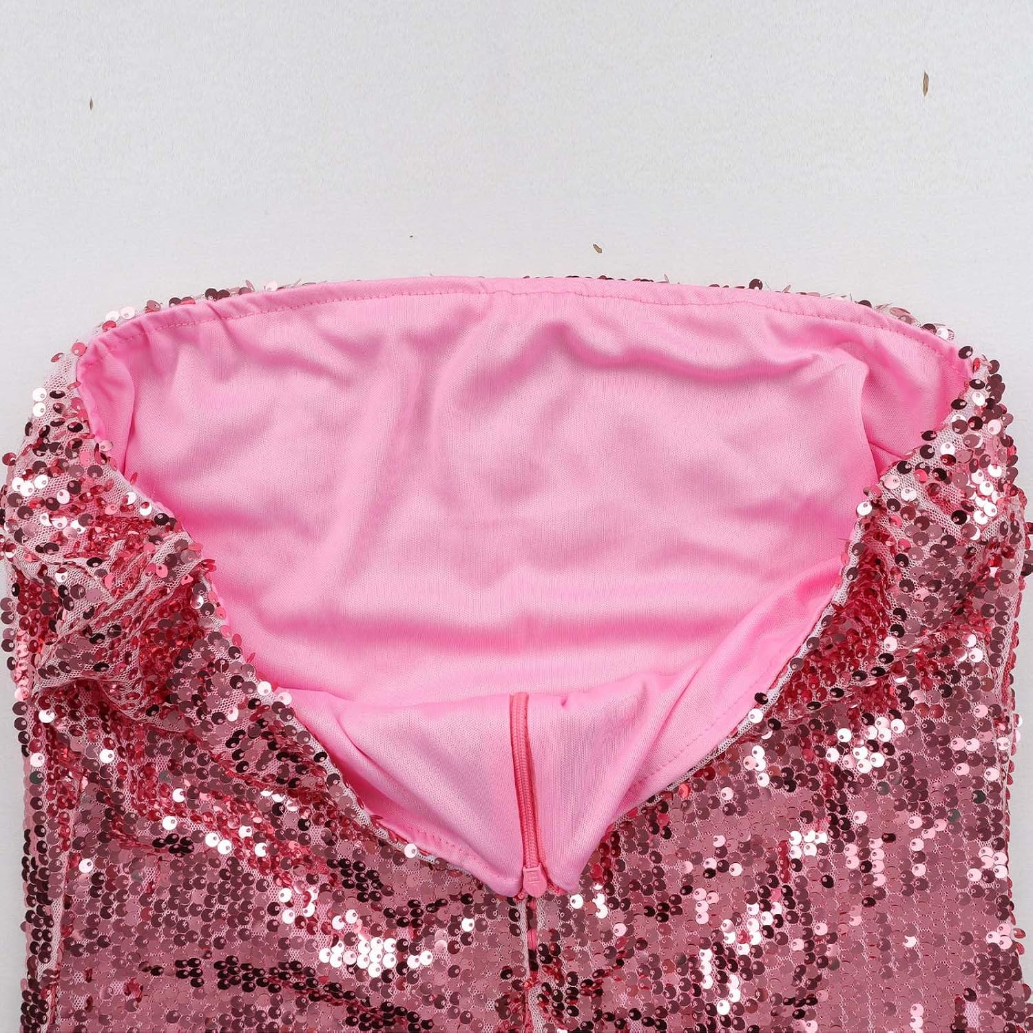 Women Strapless Sparkly Sequin Mini Dress,Backless Cocktail Dresses