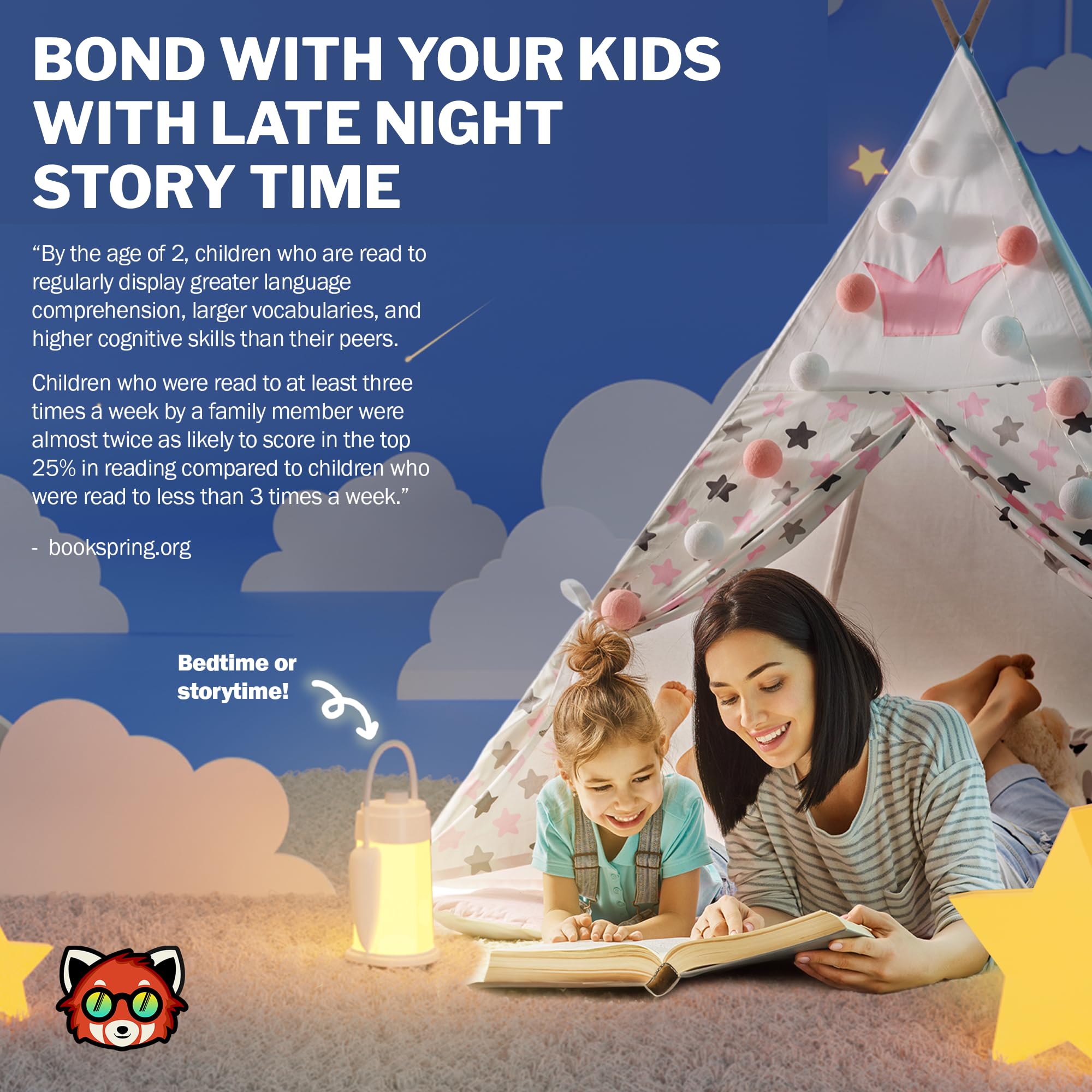 Lanterna per bambini, lampada notturna per attrezzatura da campeggio, luce da lettura per bambini, luce notturna da campeggio per bambini, lampada da scrivania a LED per studenti, batteria