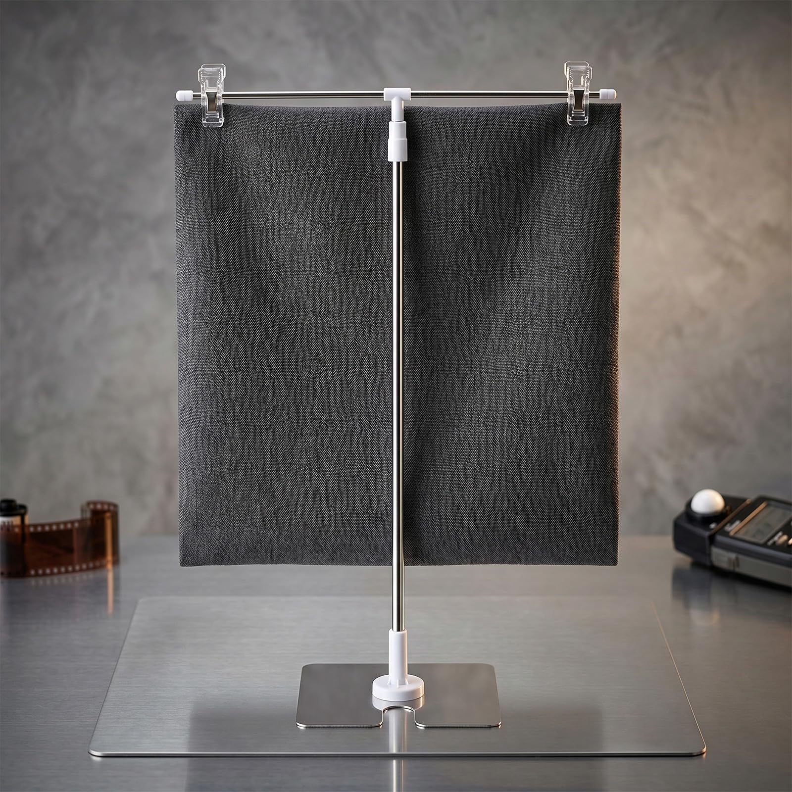 Pequeño Soporte de Fondo de Mesa en Forma de T de Acero Inoxidable