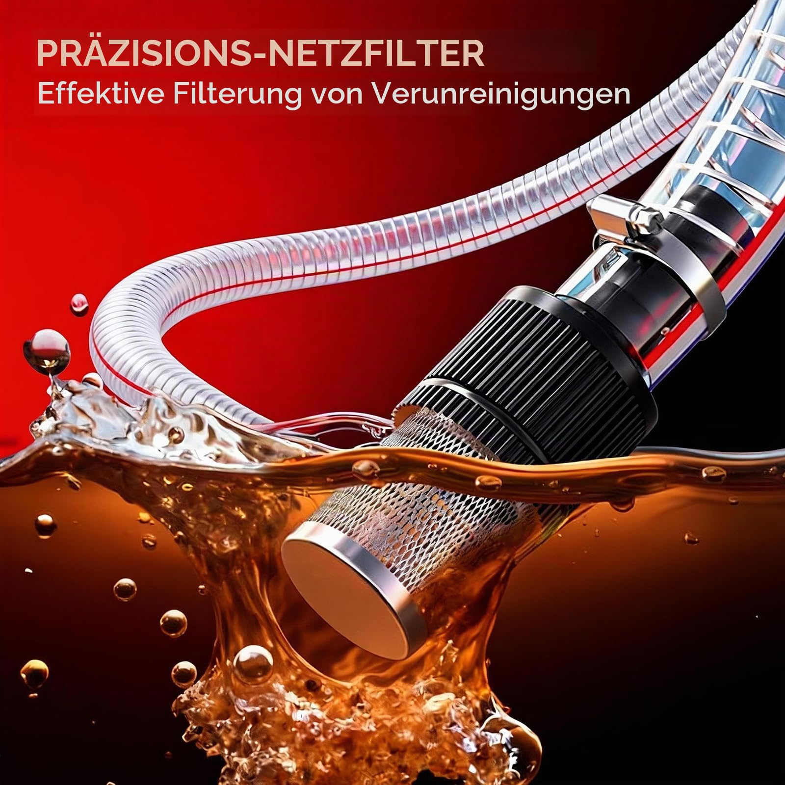 ONEVAN Akku Dieselpumpe 50L/min Tragbare Kraftstoffpumpe für Diesel | 3-5 Metern Saugleistung, 5-8 Metern Förderhöhe, 2x3.0Ah Akkus, Für Diesel & Kerosin, Traktor, LKW, Nicht für Wasser & Benzin
