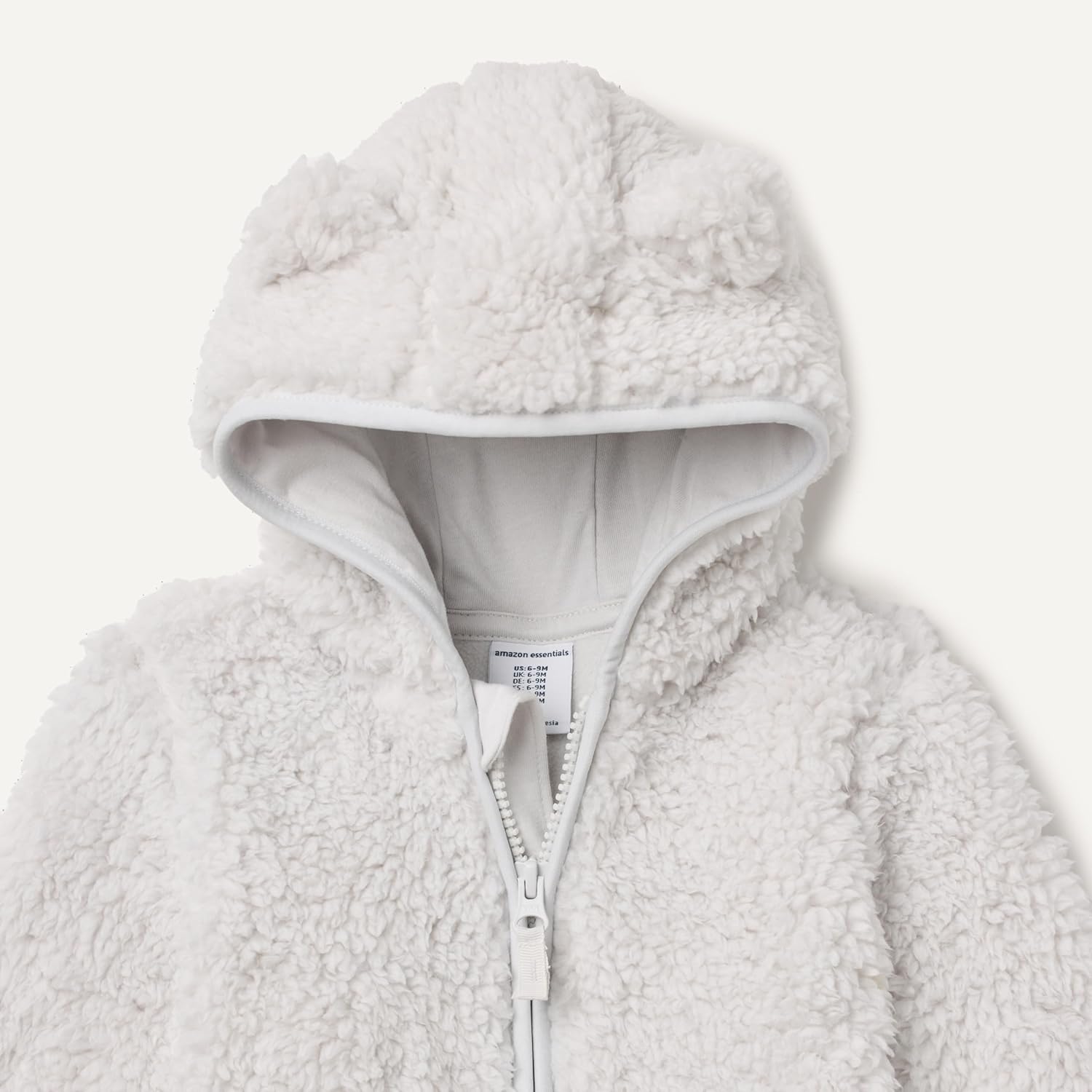 Amazon Essentials Unisex Babies' Hooded Sherpa Jacket - Image 4