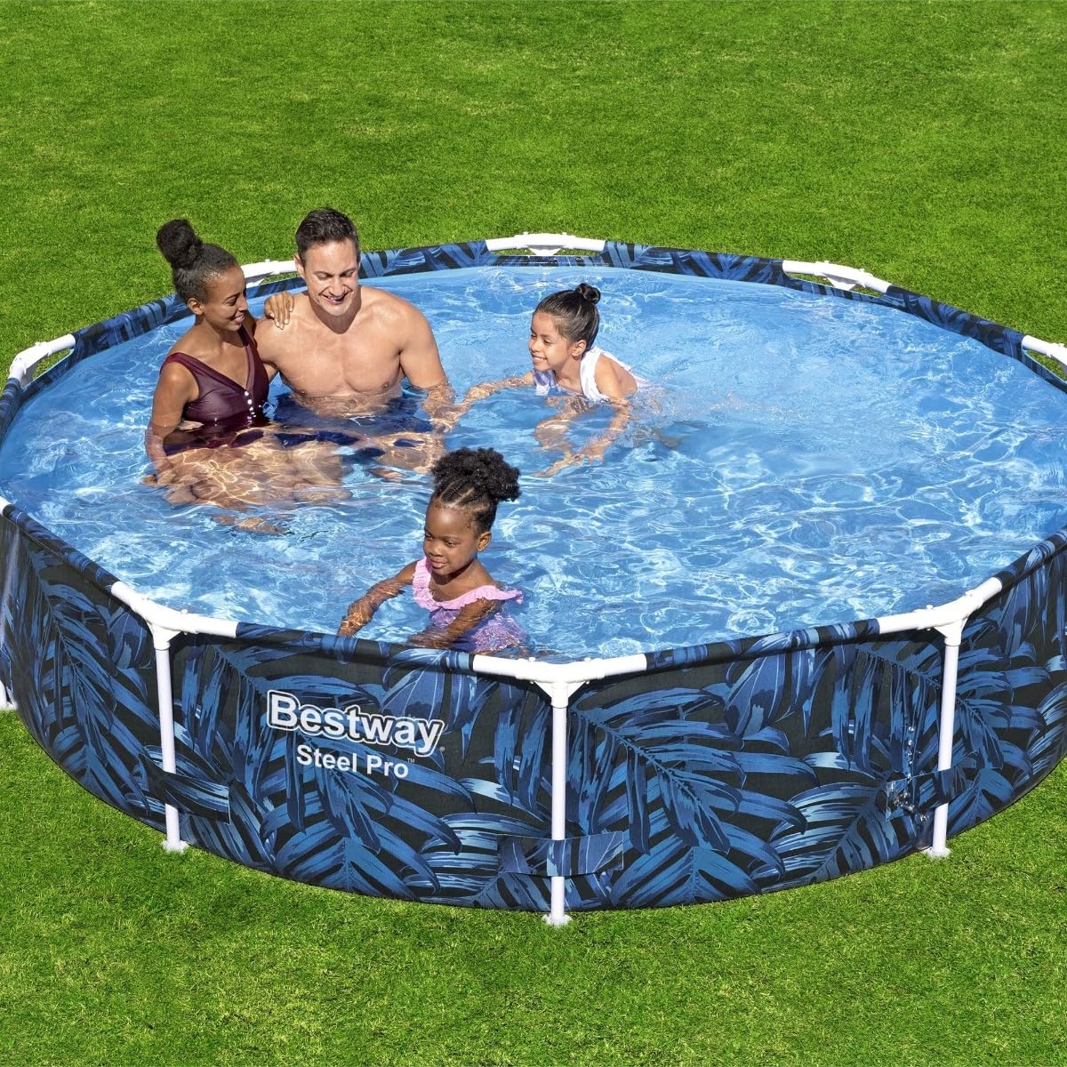 BESTWAY Piscina Desmontable Steel Pro 366x201x66 cm Capacidad de 4.062 litros, Azul