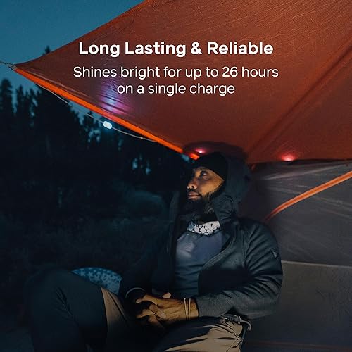 Miniatura 5 de BioLite Cadena solar recargable, luces solares para campamento, patio y viajes, 44 pies, color