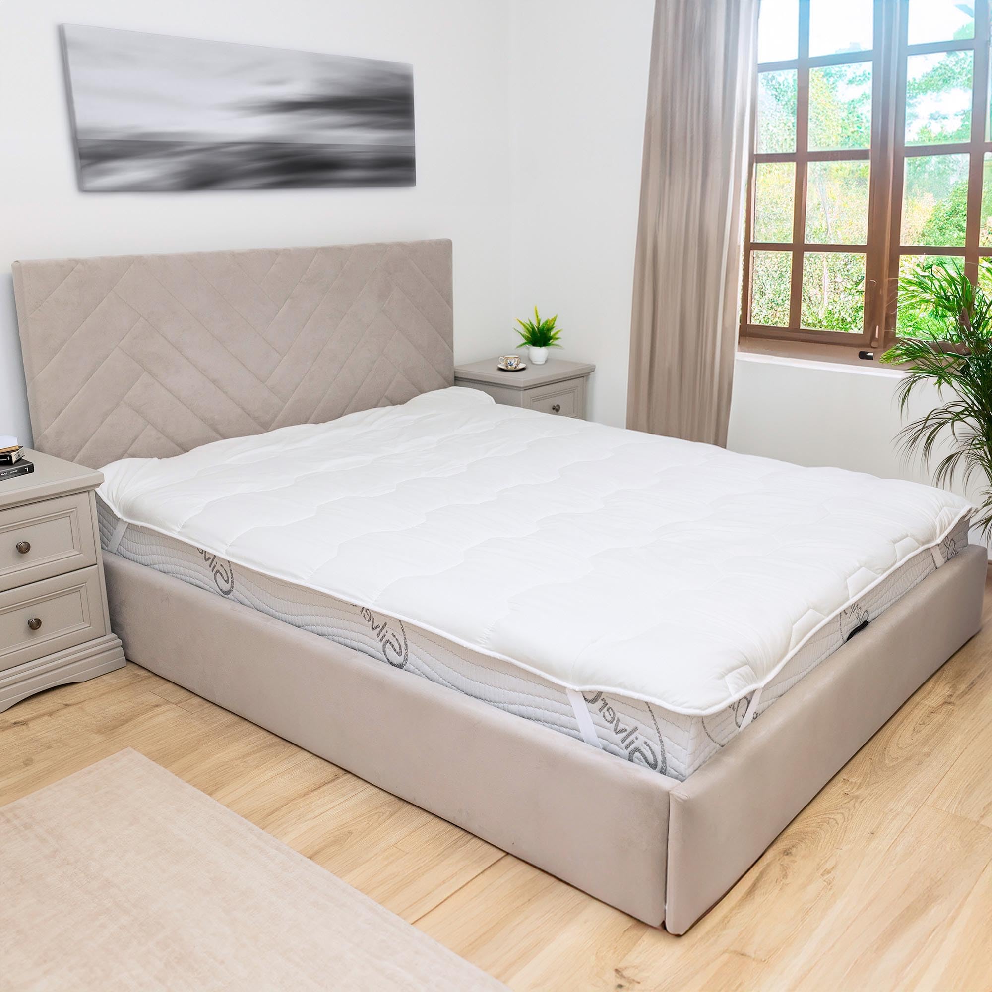 Mattress Topper 140x200 - Mattress Cover Mattress Protector Bed Dust Mite Cover Mattress Pad Bed Cover Underbed