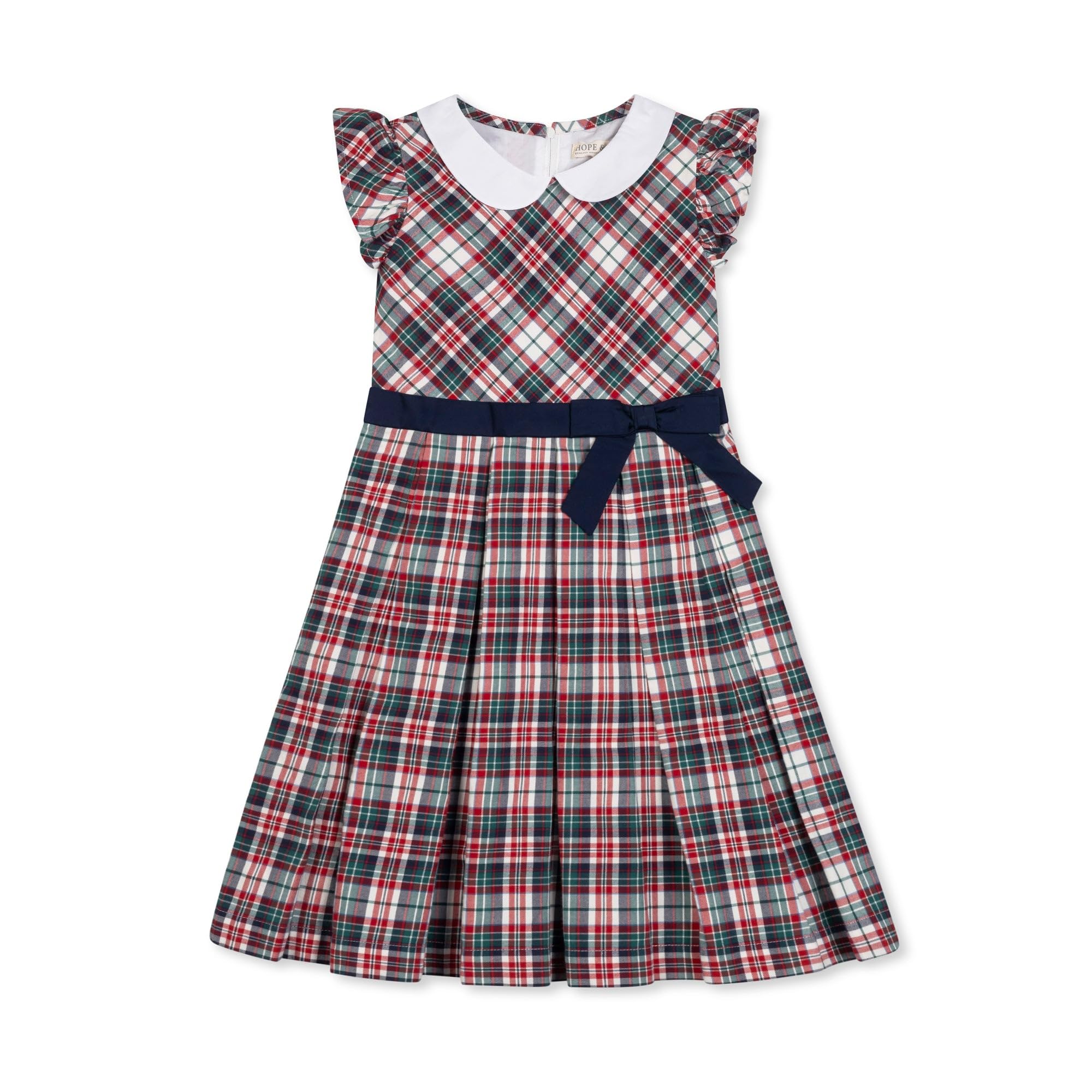 Hope &amp; Henry Girls' Milano Tipped Sweater Dress