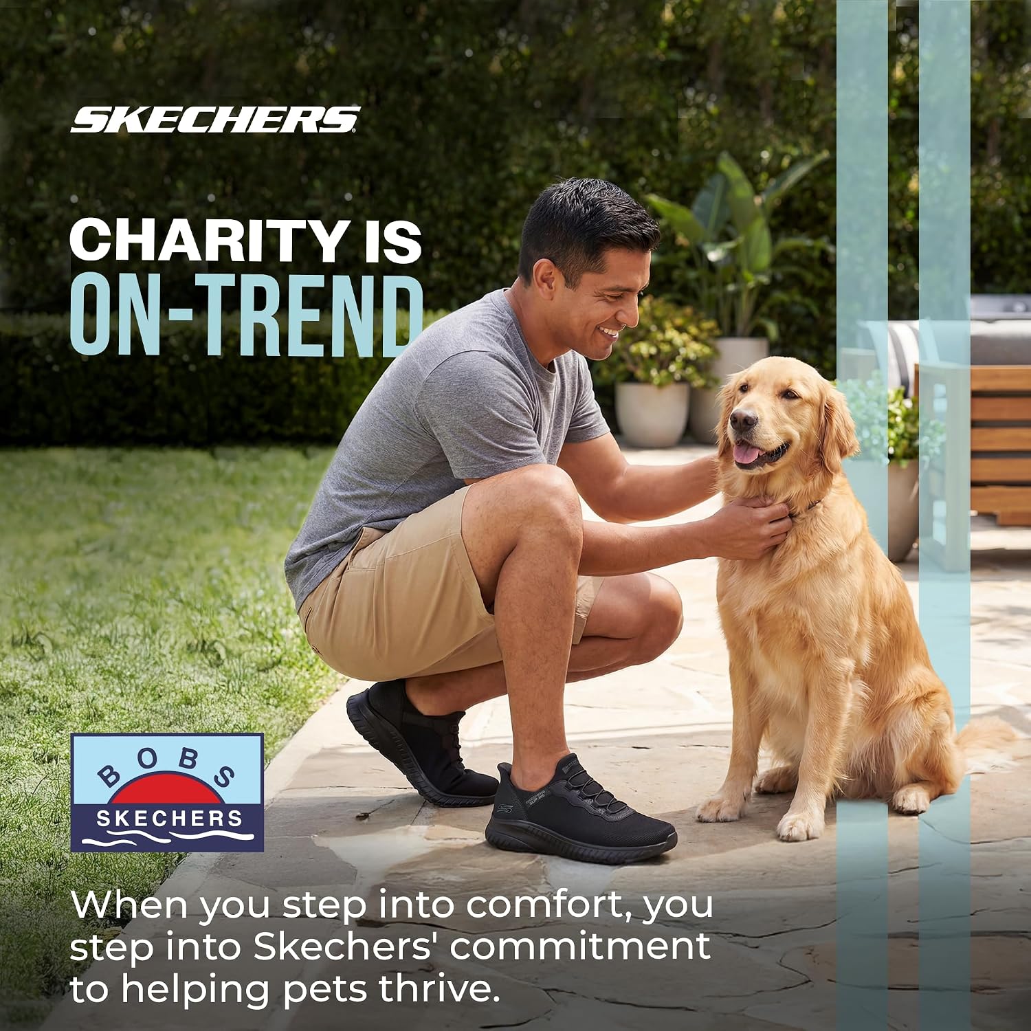 Skechers Men's Hands Free Slip-Ins Bob's Squad Chaos - Daily Hype Sneakers