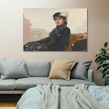 イワン・クラムスコイ【見知らぬ女】　複製画 イワン・クラムスコイ「見知らぬ女」 - メルカリ