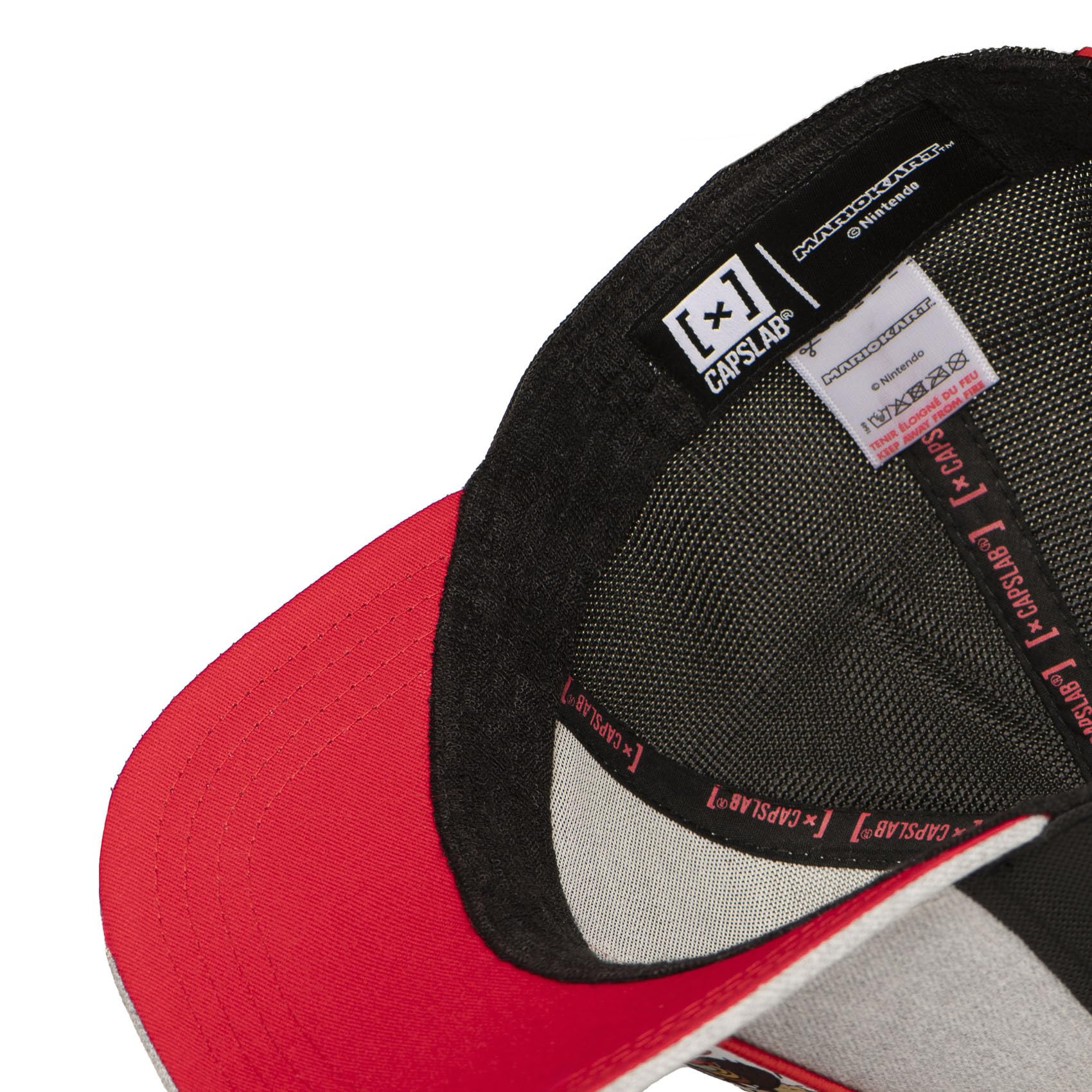 Capslab Semi Curved Super Mario Cap Basecap Baseballcap Truckercap Meshcap Damen/Herren - Snapback, mit Schirm Frühling-Sommer Herbst-Winter Frühjahr Sommer Herbst