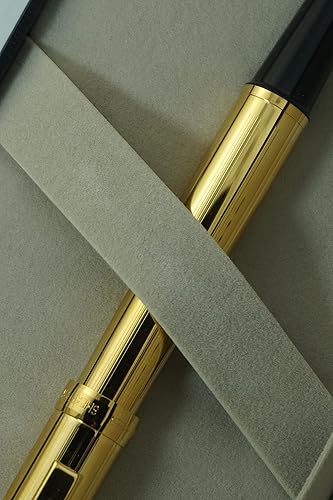 Miniatura 6 de Sheaffer Colección Cross Signature Prelude con barril y citas de oro de 22 quilates, pluma estilográfica sólida y estampada de oro de 14 quilates