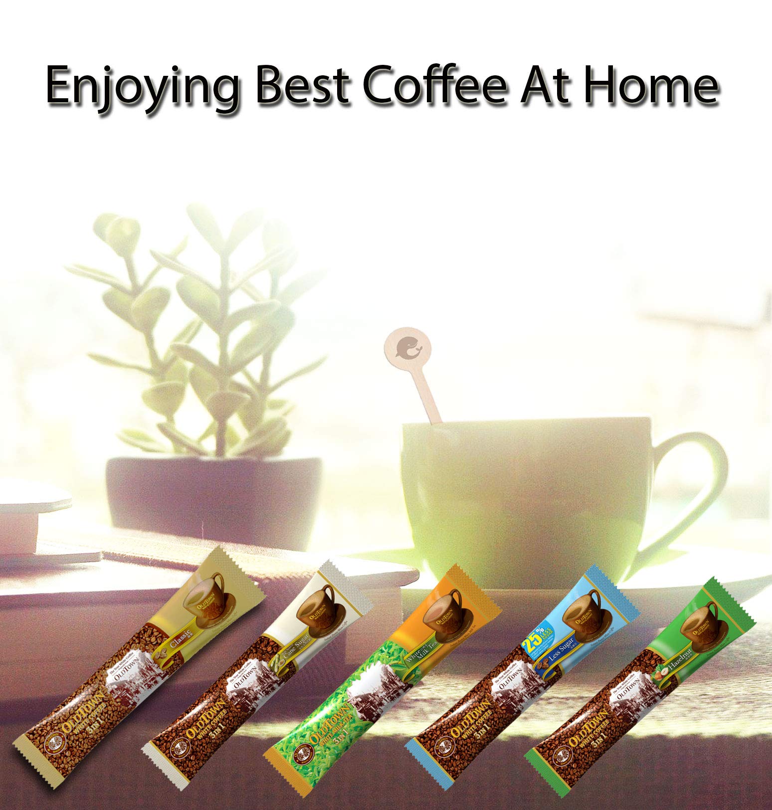 (3 Pack Mixed Classic, Hazelnut, MilkTea) OLD TOWN (3 in 1) Coffee/MilkTea Asian Instant