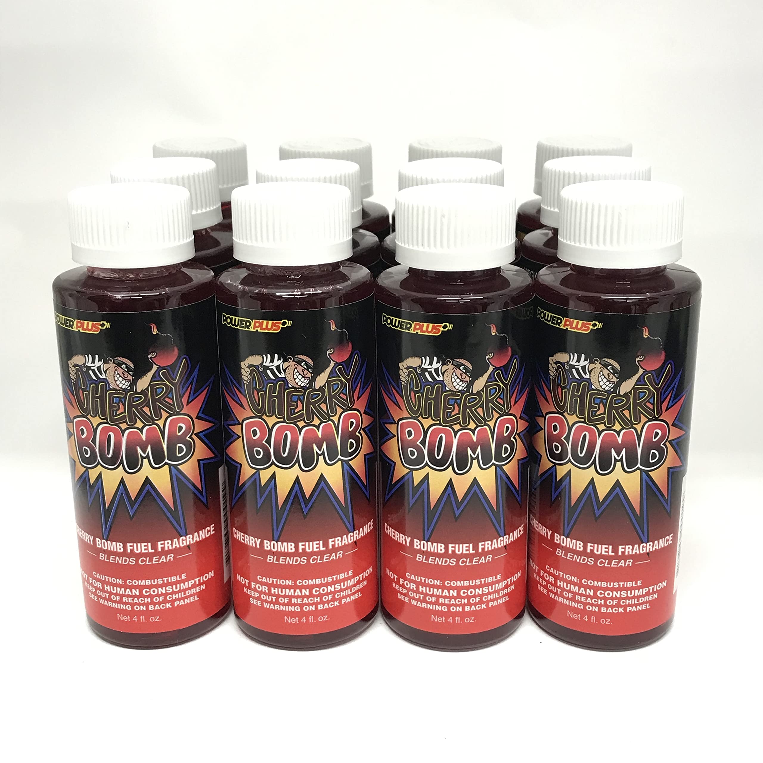 Power Plus Lubricants (12) Cherry Bomb Fuel Fragrance for Car, Motorcycle, ATV