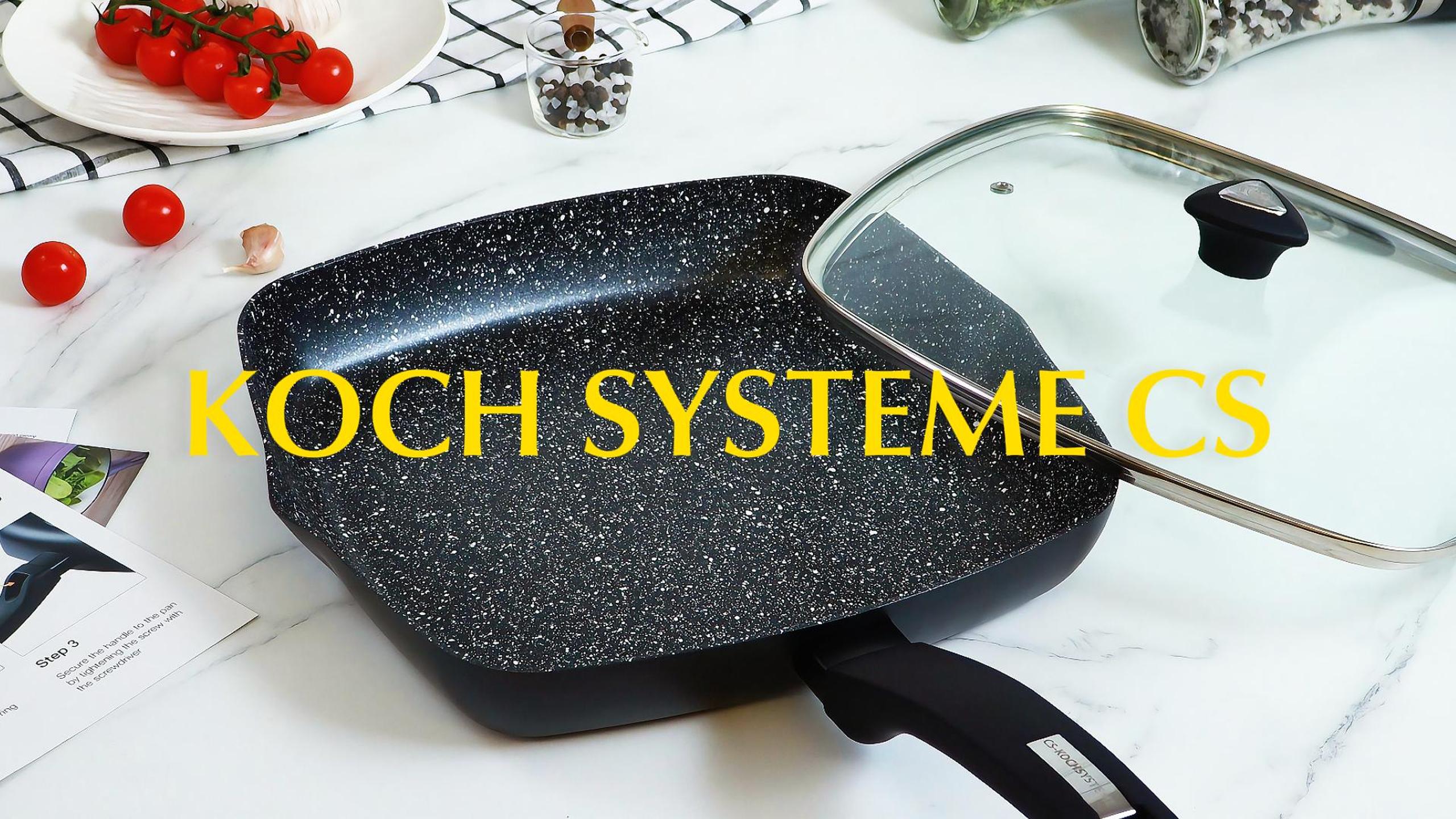 kochani20素子白1黒2BS1ブ5 Amazon.com: KOCH SYSTEME CS Nonstick Grill Pan 11 Inch, Marble