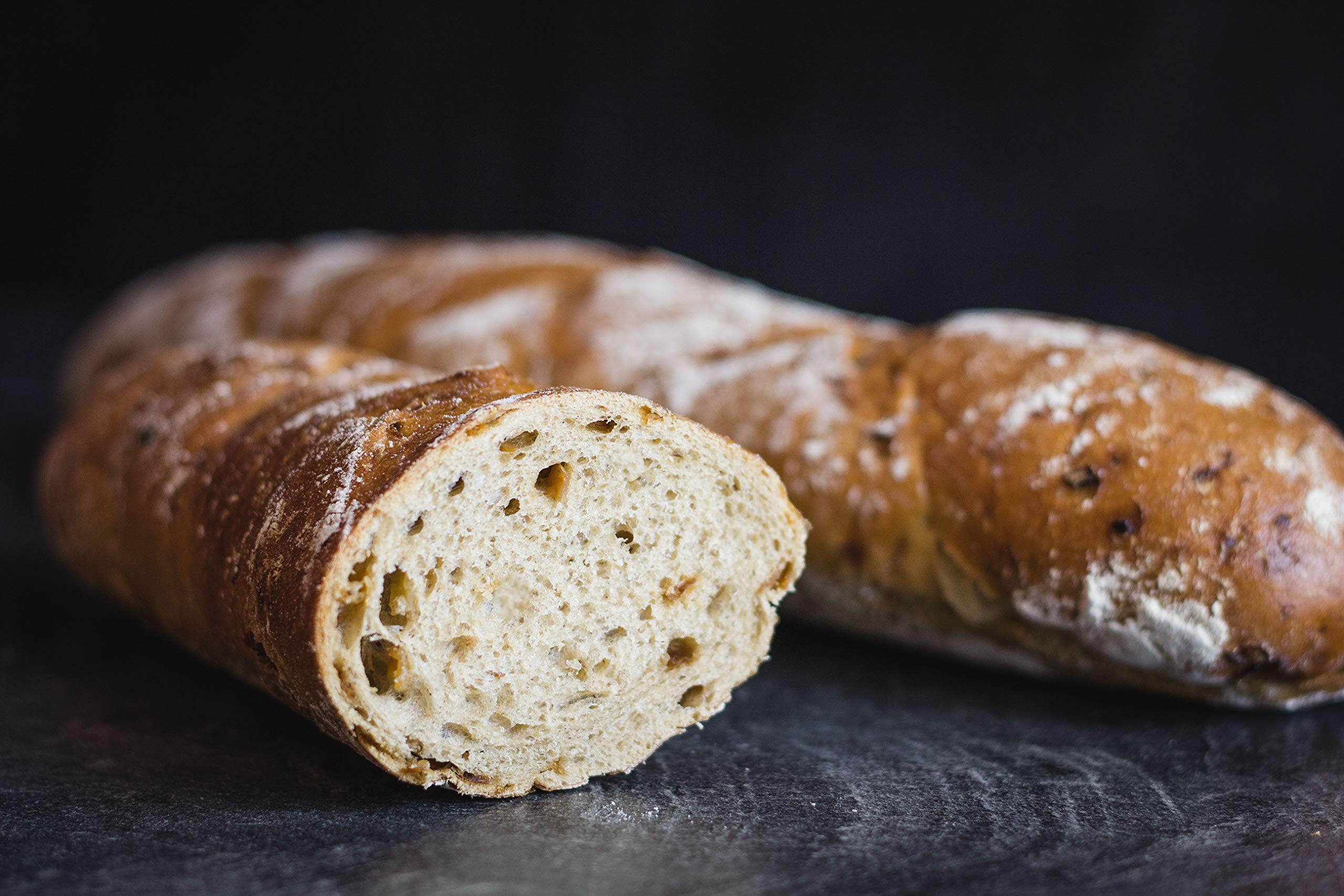 Vestakorn pan artesanal Zwiebelstange 250g Baguette de cebolla fresco