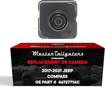 Master Tailgaters Replacement for Jeep Compass 2017-2021 Rear View Backup Camera OE Part # 4672771AC