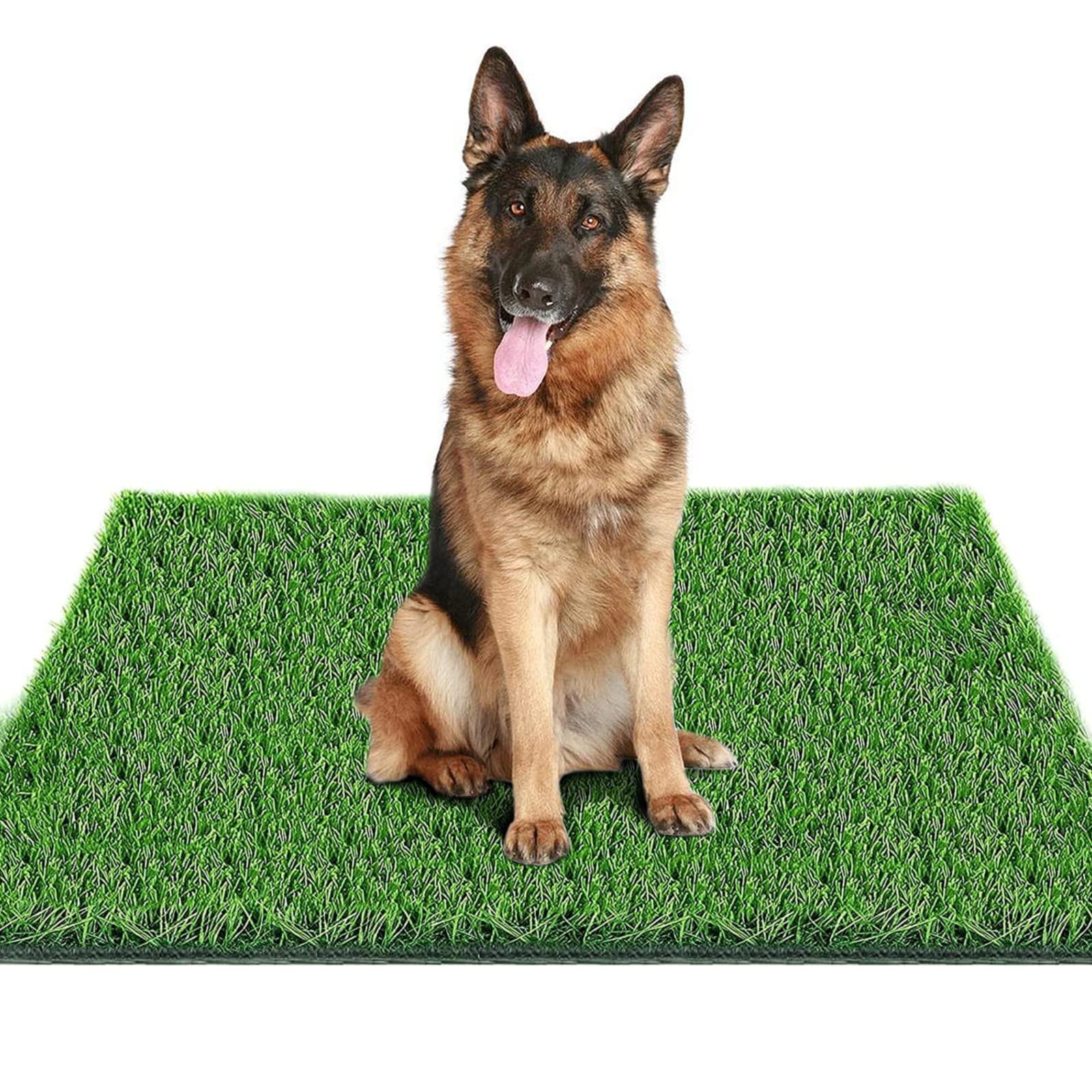80 * 100 cm Lettiera per cani con erba sintetica per esterni, lettiera per cani per casa, lettiera per cani per appartamento, lettiera per cani per balcone, tappetino riutilizzabile per