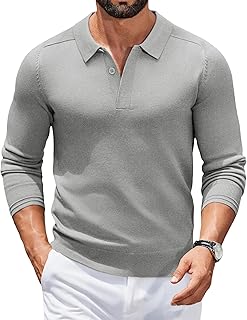 Men's Jumper Long Sleeve Poloshirt Knitted Pullover Winter Sweater Casual Solid Color Sweatshirt Regular Fit