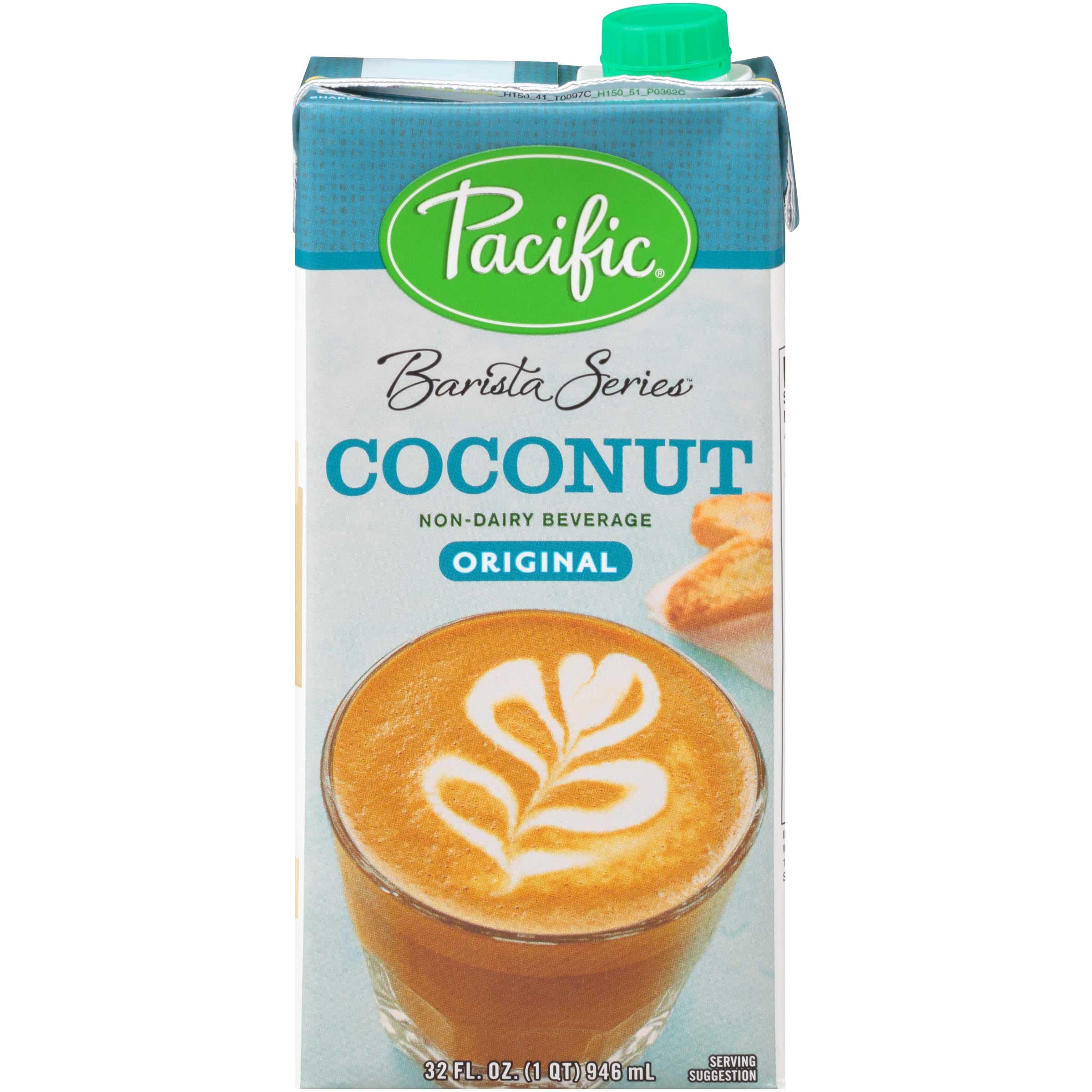 Pacific Barista Series Original Coconut Non Dairy Beverage by Pacific Foods – 32 Fl Oz (Pack of 12), Pack of 12, Model 04313