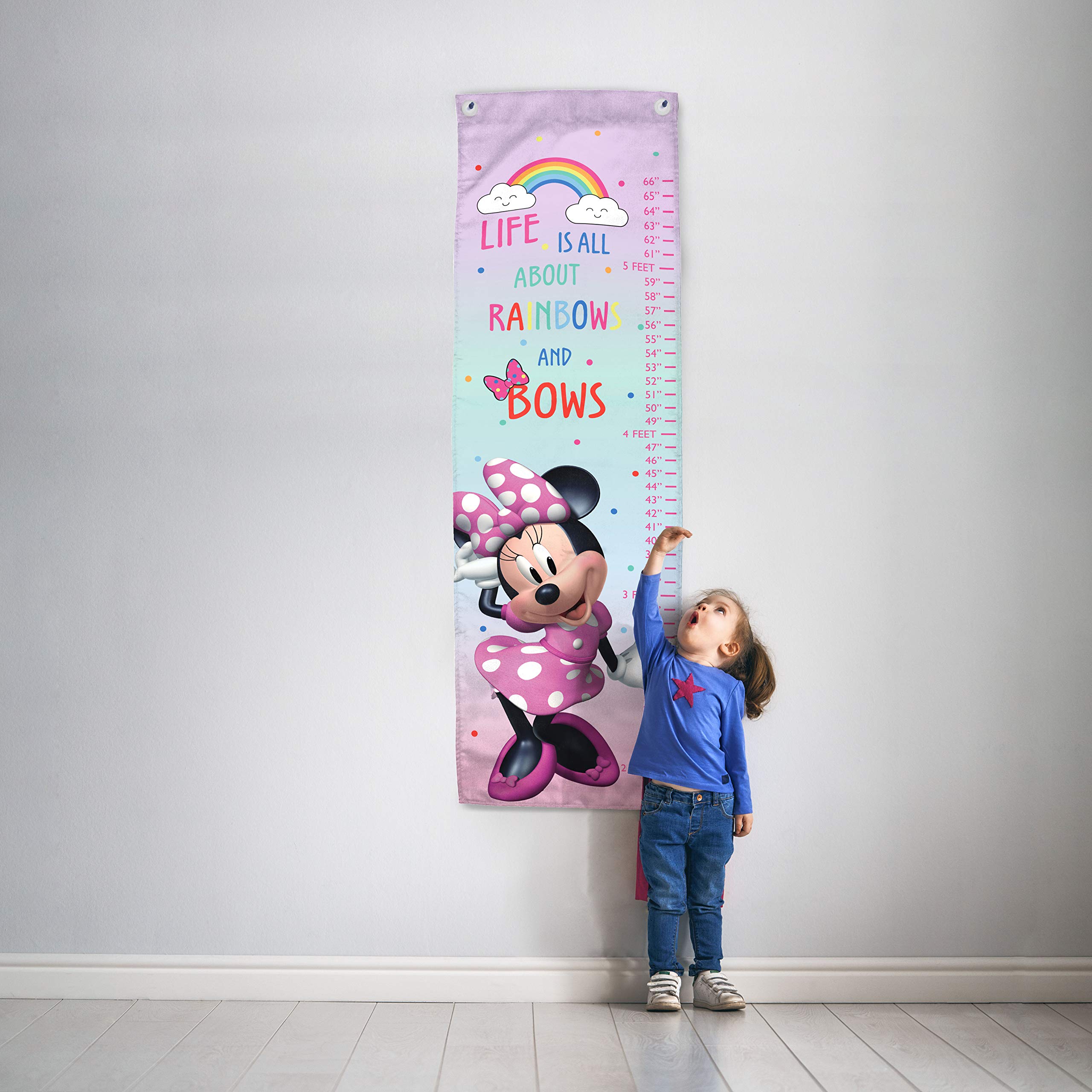 Jay Franco Disney Minnie Mouse Bowtique Growth Chart - Kids