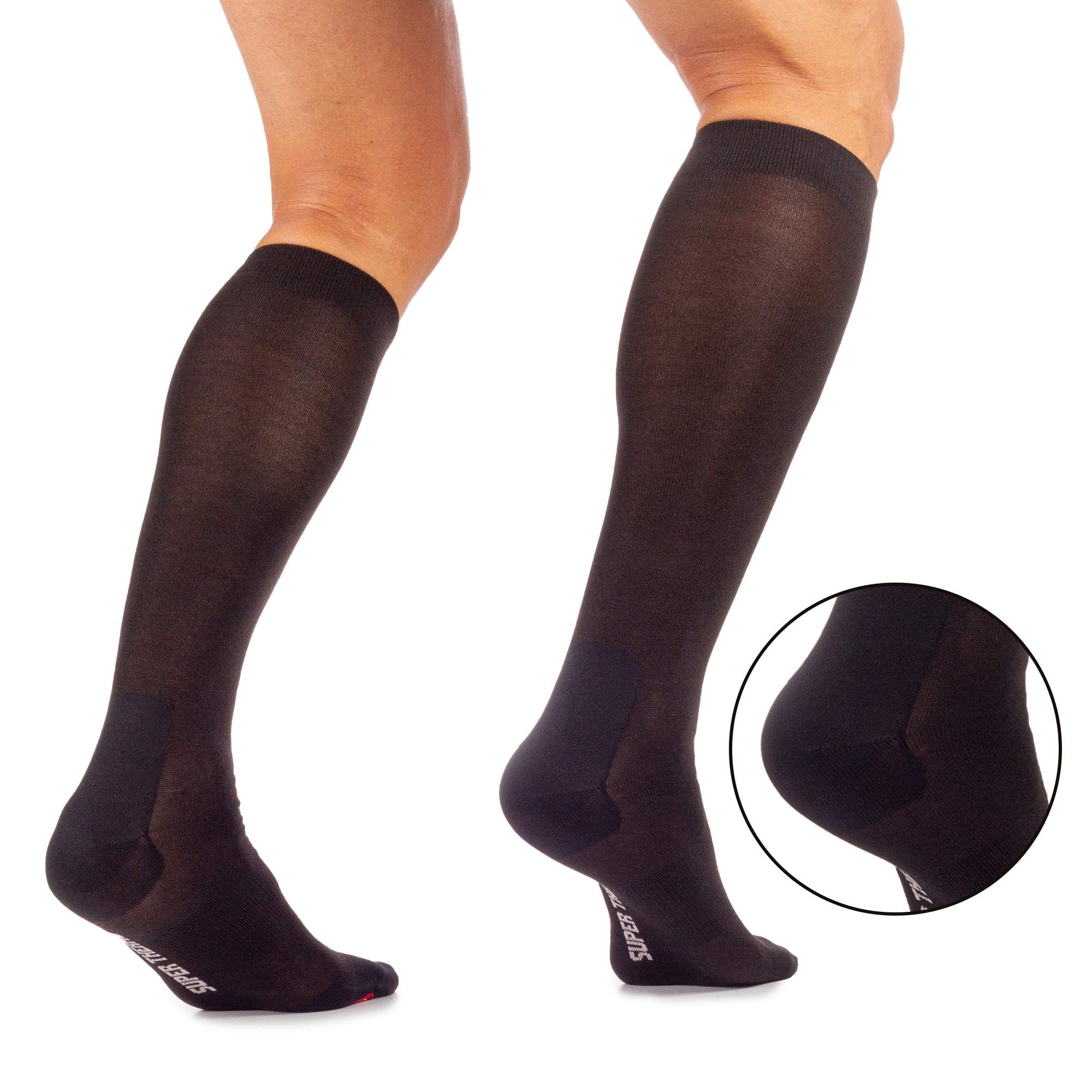 MICO CALCETINES DE ESQUI' SUPERTHERMO Light PRIMALOFT, en Tejido de Primaloft + Fibra LYCRA, 100% Made in Italy, Ultraligero, para Hombres y Mujeres Deportes, en Color Negro