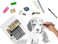 Vista 4 de June Gold 12 Pack of Retractable Pen Eraser Stick Refills - Latex-Free, White Vinyl, & Precision Erasing