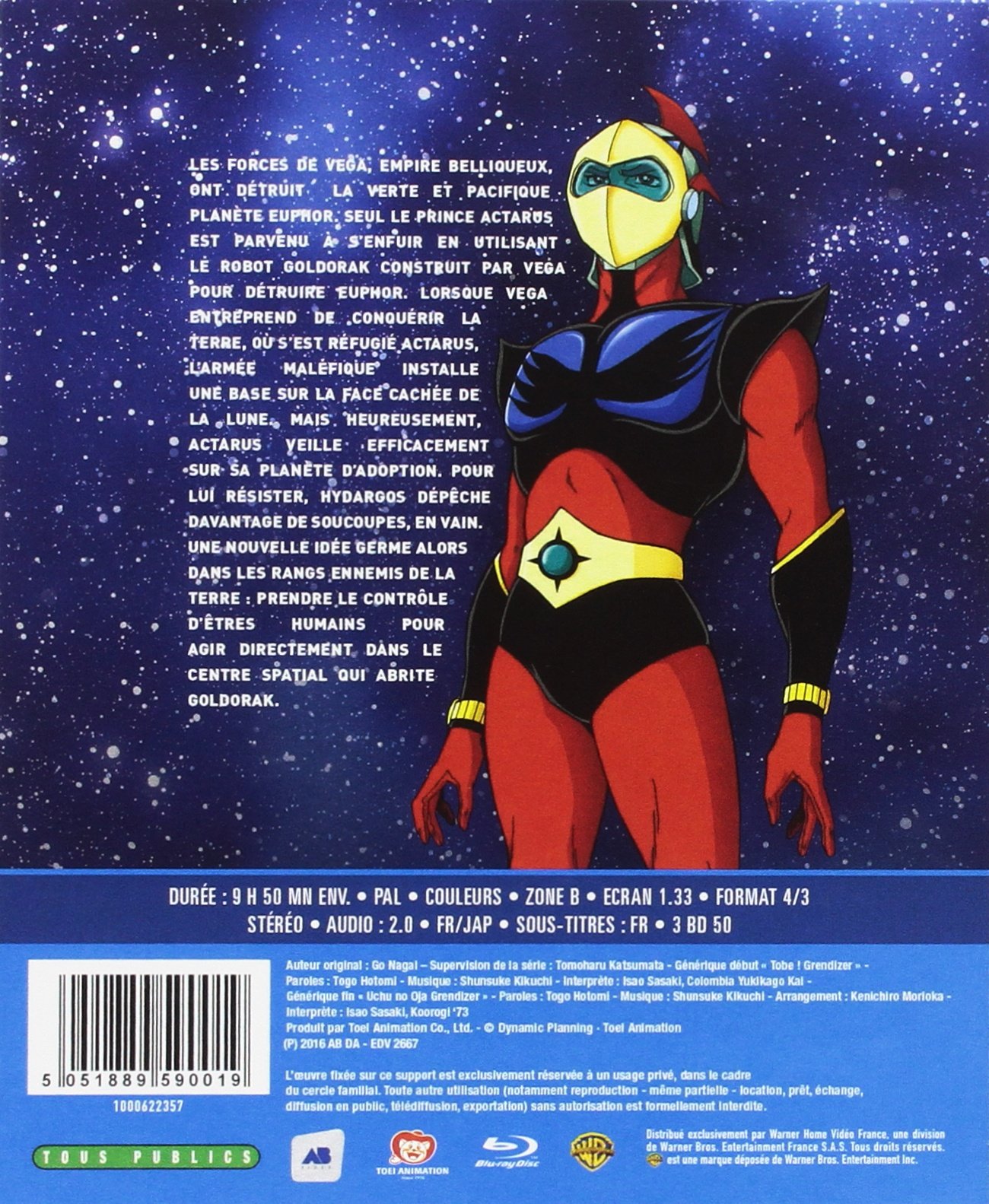 Goldorak - Coffret 1 - Épisodes 1 à 27 [Version non censurée] [Blu-ray]