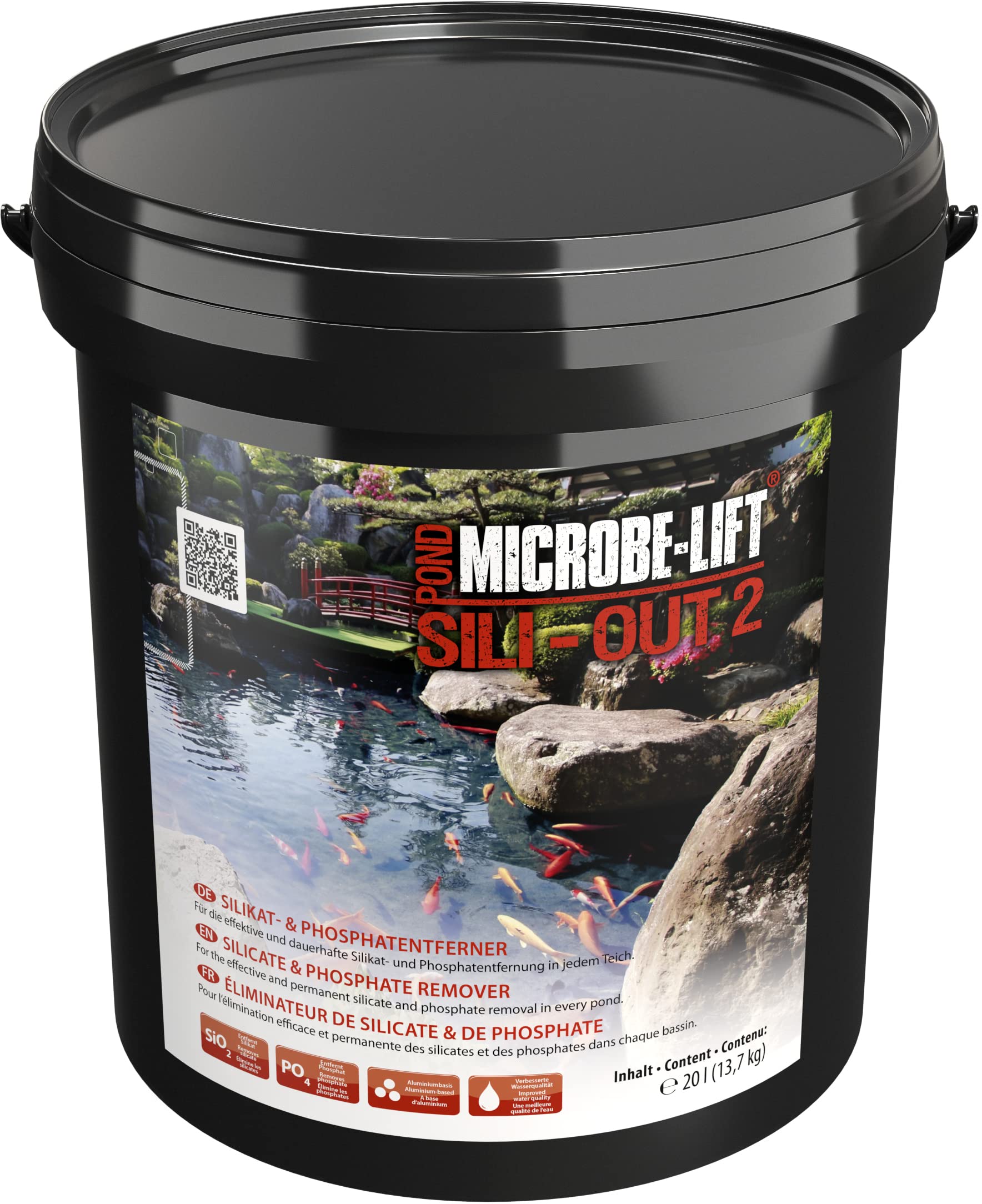 Microbe-Lift® - POND Sili-Out 2 - środek do usuwania krzemianów (13,7 kg.)
