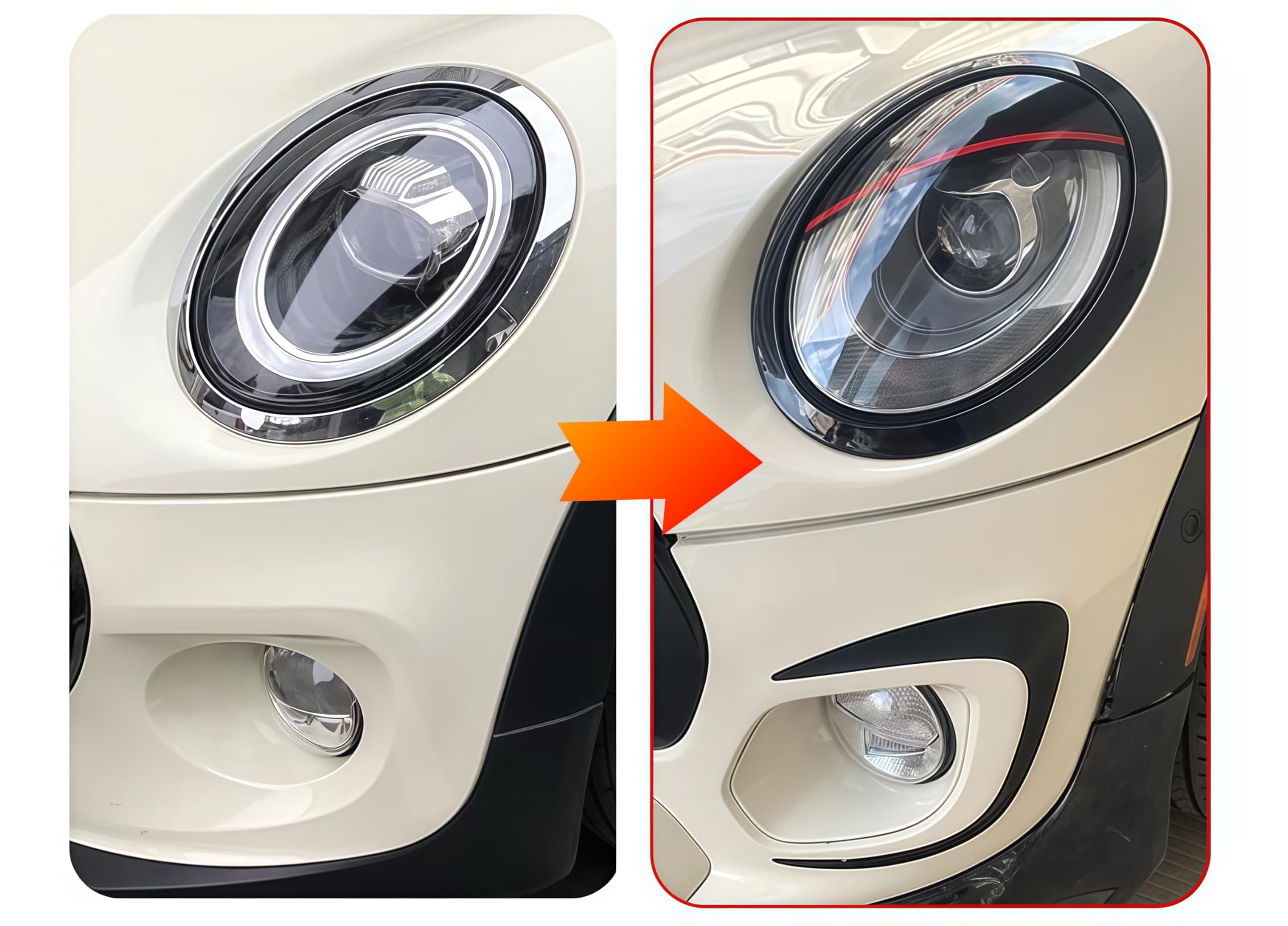 Amazon | Dextraplus ヘッドライト アイライン カバー「MINI ミニ