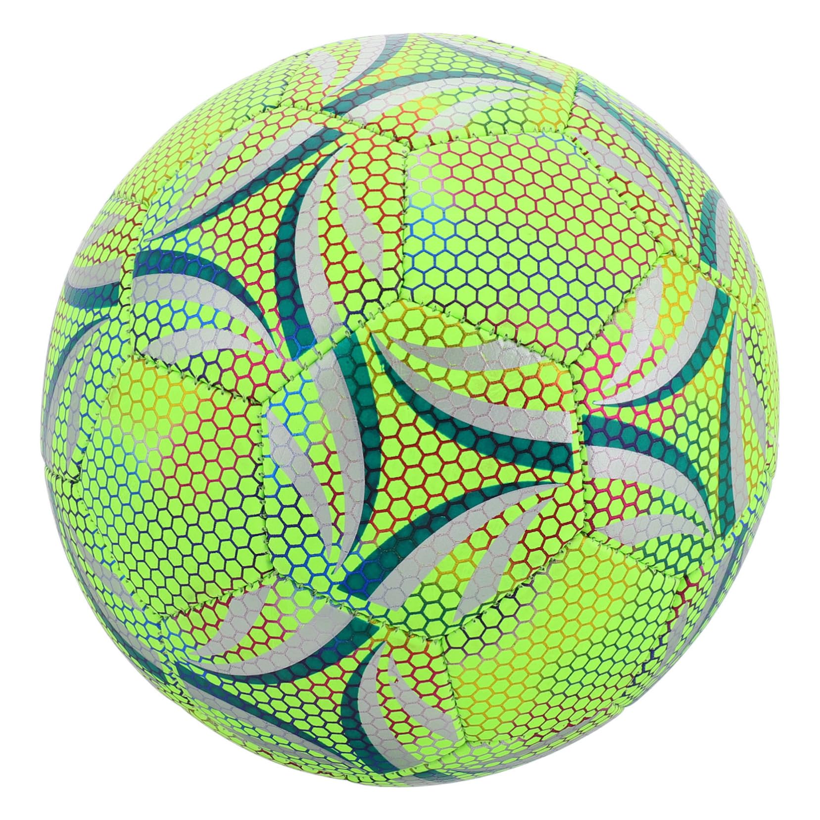 ibasenice Pallone da Calcio Luminescente al Buio Attrezzatura da Allenamento Resistente per Calcio Sport e Festa