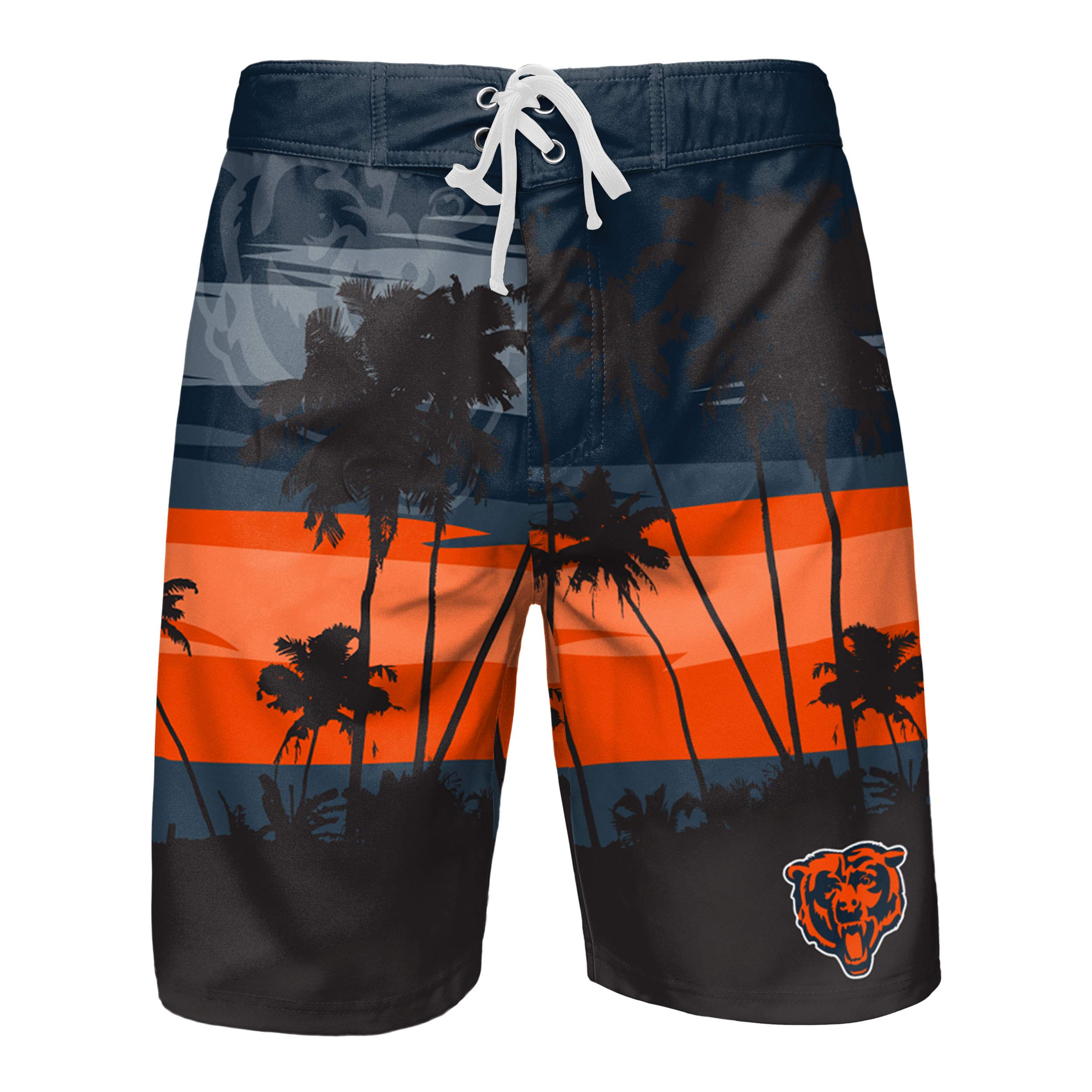 FOCO Men's NFL Team Logo Sunset Swim Boardshorts