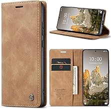Funda para Xiaomi Redmi Note 15 Pro 4G,Funda Avanzado PU Piel [Tarjetas y Billetera][Soporte Plegable][Cierre Magnético] Antigolpes Libro Case Carcasa para Note 15 Pro 4G -Marrón