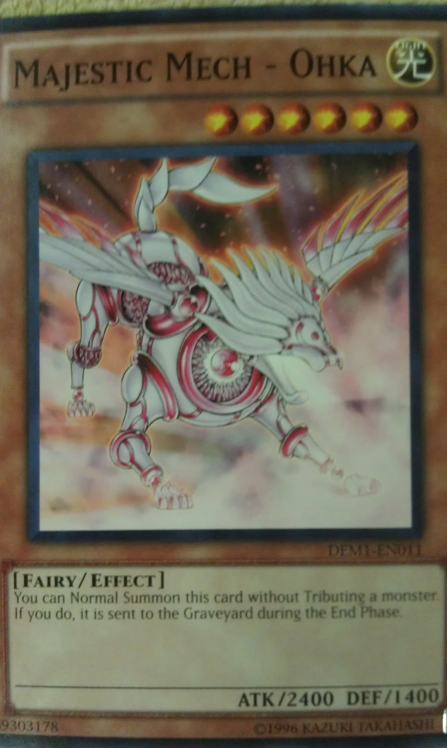 Yu-Gi-Oh! - Majestic Mech - Ohka (DEM1-EN011) - Demo Pack - Edition - Common