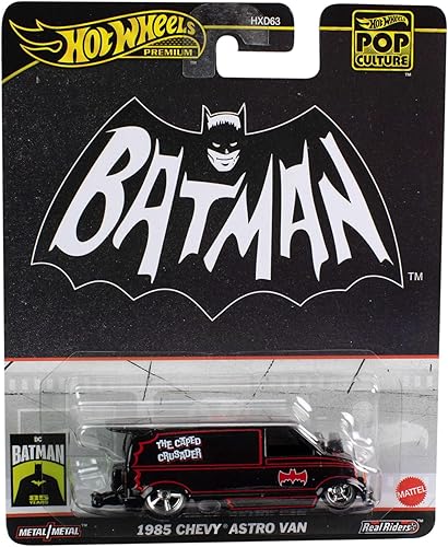 Hot Wheels Cultura pop 1985 Chevy Astro Van (Batman)