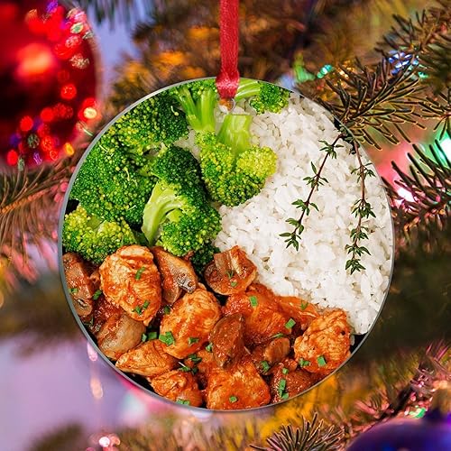 Miniatura 77 de Adorno de Navidad mexicano de tortilla de maíz acrílico adornos para decoraciones de Navidad, divertidos y deliciosos adornos de decoración de árbol