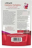 Vista 24 de Solid Gold Alimento húmedo cremoso para gatos; Holistic Delights Leche de atún y coco, bolsa de 24 unidades / 3 onzas