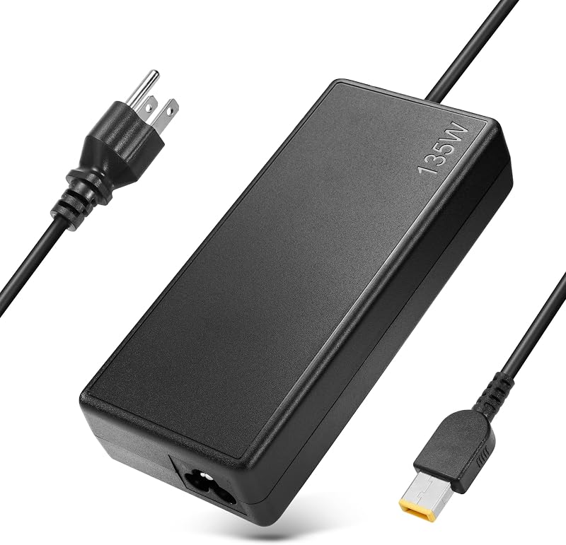 135W Charger Fit for Lenovo ThinkPad Thunderbolt 3 4 USB-C Dock 40AF0135US | for Lenovo ThinkPad TB4 Docking 40AN0135US 40AF0135US, TB3 Essential Dock Gen1 Gen2,ThinkPad USB-C Dock Gen2 Power Cord