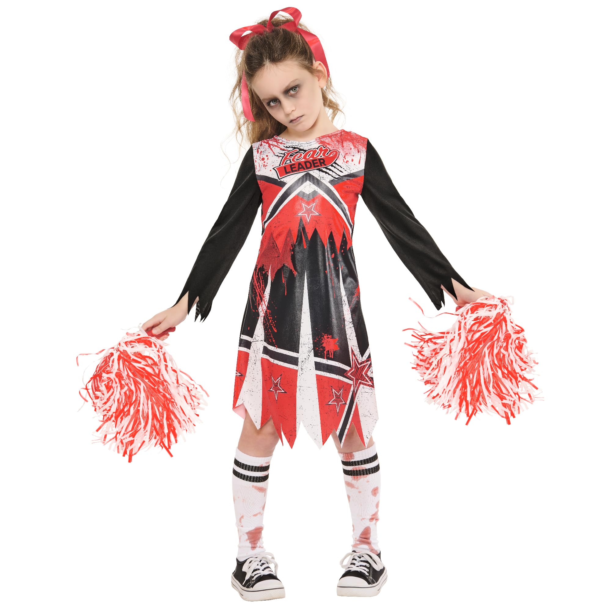 Rubies Official Zombie Cheerleader, Child's Fancy Dress, Size 7-8 Years Halloween, Multi