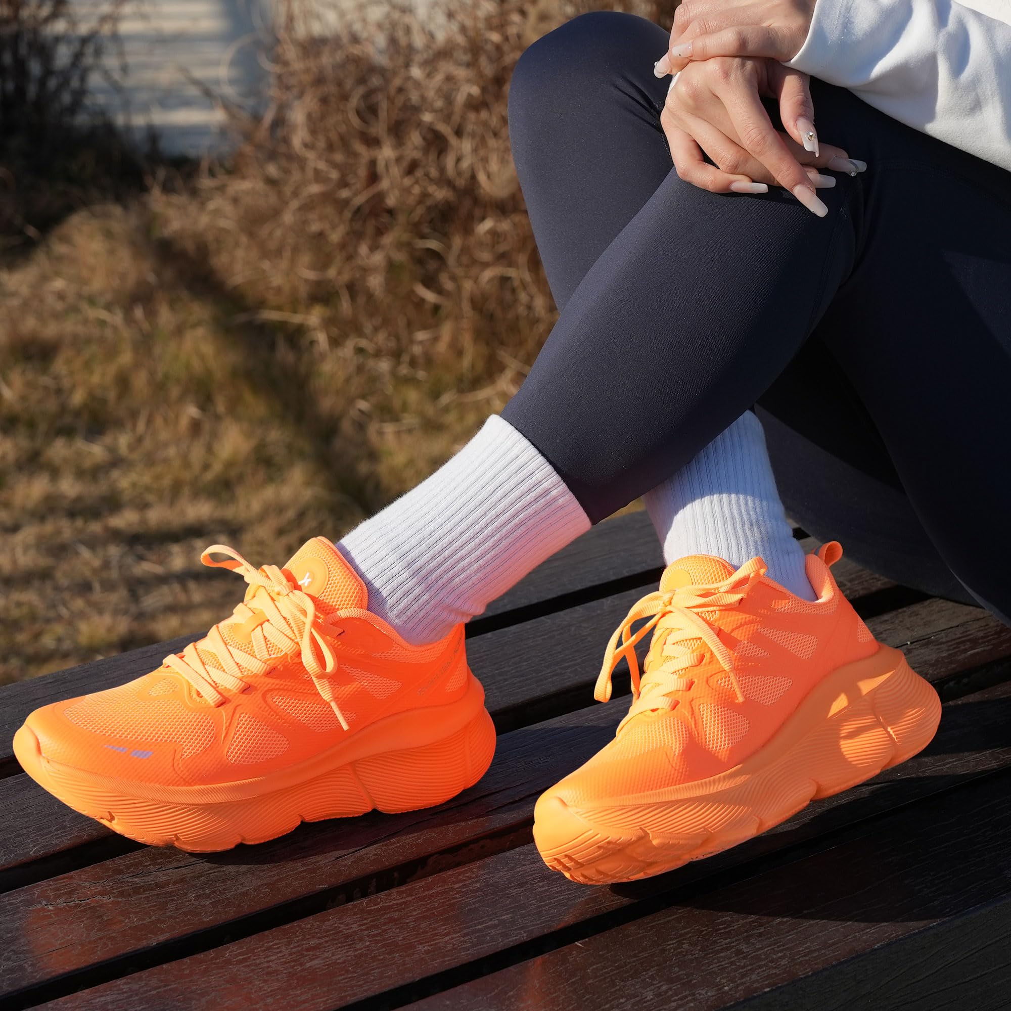 Hawkwell Cloud Zero Active Walking- und Tennisschuhe für Damen, gepolstert, atmungsaktiv, für Sport, Fitnessstudio, Training, Joggen, Sport-Sneaker, rutschfest, für medizinische Zwecke