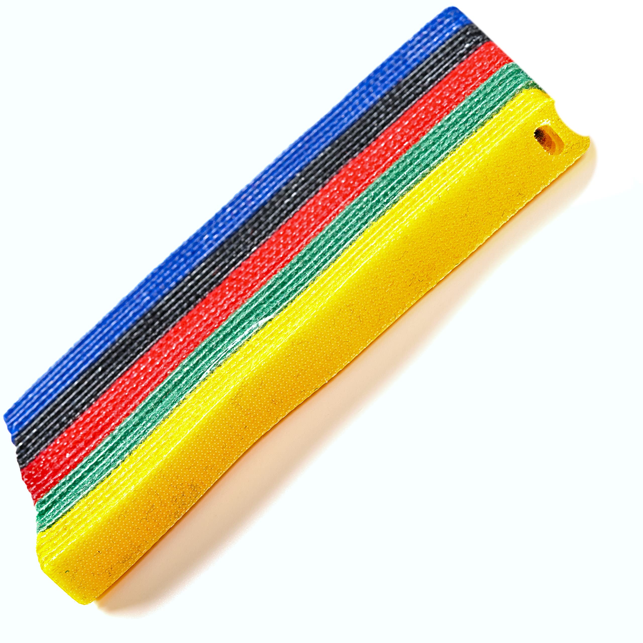 8 Fascette Stringicavo Colorate - Riutilizzabili Con Chiusura A Strappo 18x2cm - Foto 2