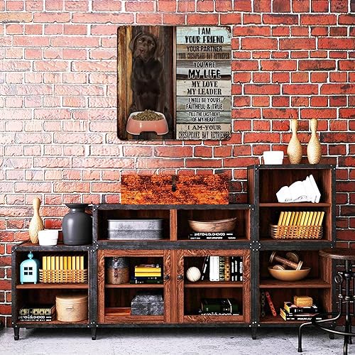 Miniatura 3 de Cartel de metal divertido con texto en inglés Your Friend Your Partner Your Chesapeake Bay Retriever, póster de metal para decoración de pared para