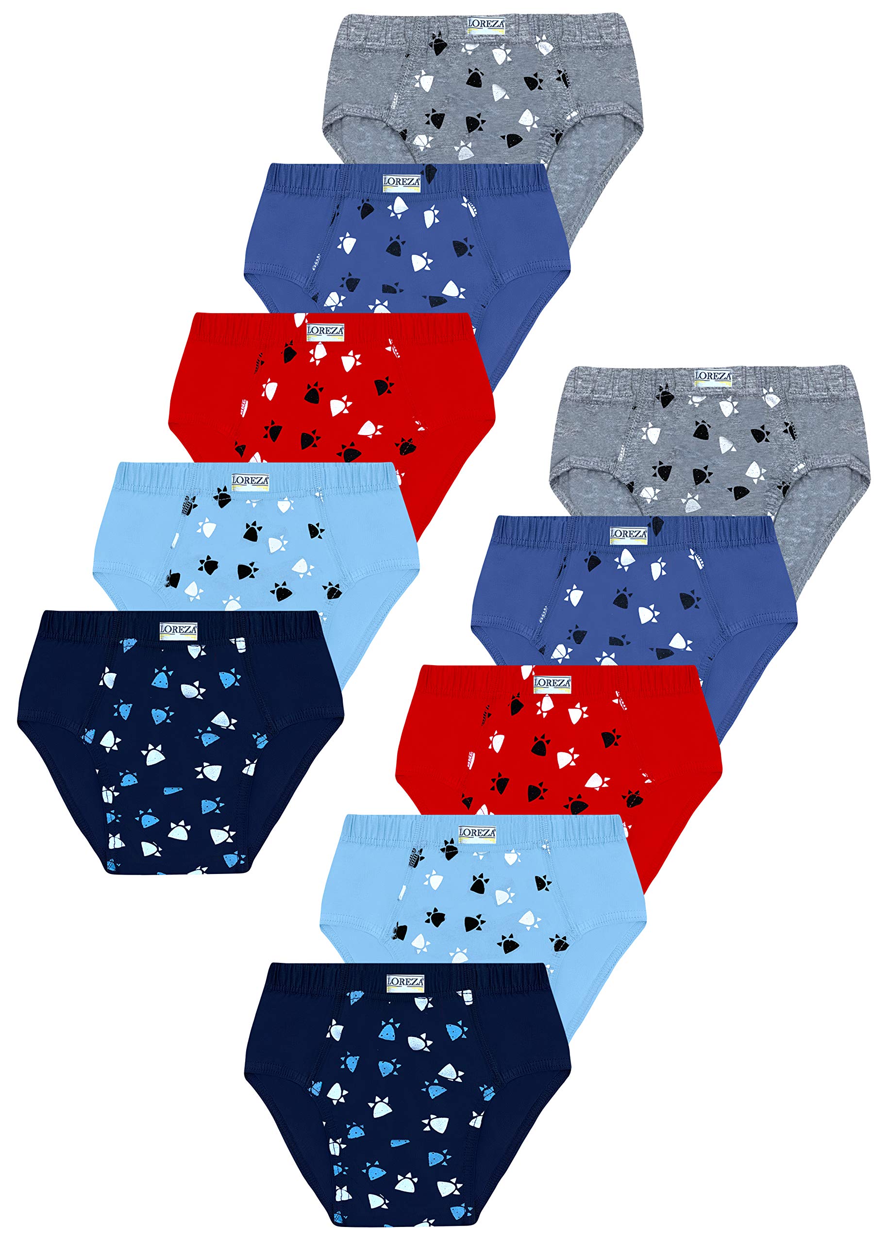LOREZA ® 5 Onderbroek voor jongens katoen ondergoed Slip (116