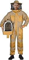 Vista 7 de Traje de apicultura profesional de 3 capas – Traje de abeja protector resistente para un manejo seguro y eficiente de la apicultura.
