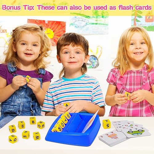 Miniatura 7 de Juego de cartas a juego, palabras de ortografía y aumenta la memoria, juguete educativo de aprendizaje temprano para niños preescolares y jardín de