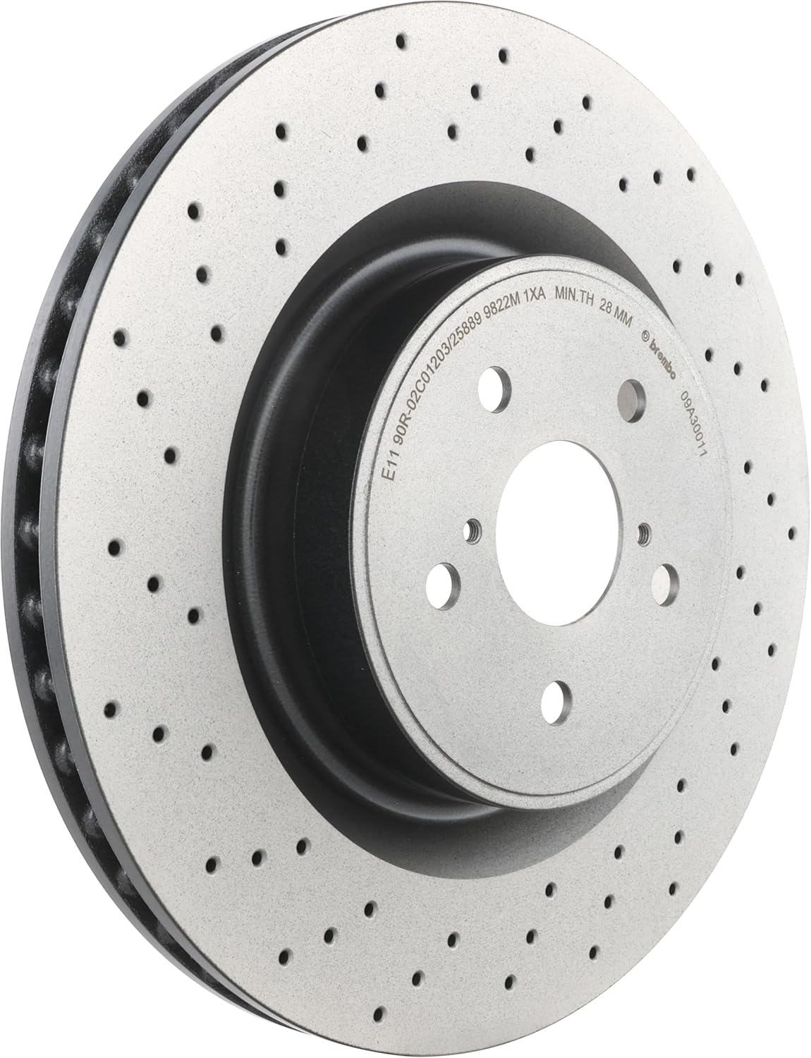 Brembo 09.A300.11 UV Coated Pillar Vented drilled Front Brake Rotor LEXUS OE# 435120W060