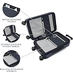 Travelpro Platinum Elite Hardside Expandable Carry on Luggage, 8 Wheel Spinner, TSA Lock, Hard Shell Polycarbonate Suitcase, True Navy Blue, Compact Carry on 20-Inch