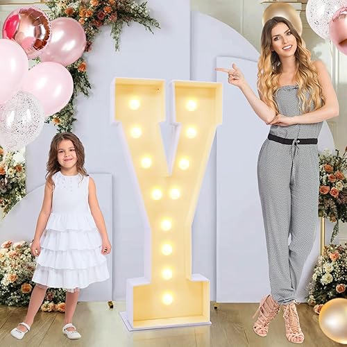 Miniatura 10 de Marquee de 4 pies para letras A, letras iluminadas "Marry Me", letras grandes iluminadas, marquesina grande multifuncional para letras de 4 pies de