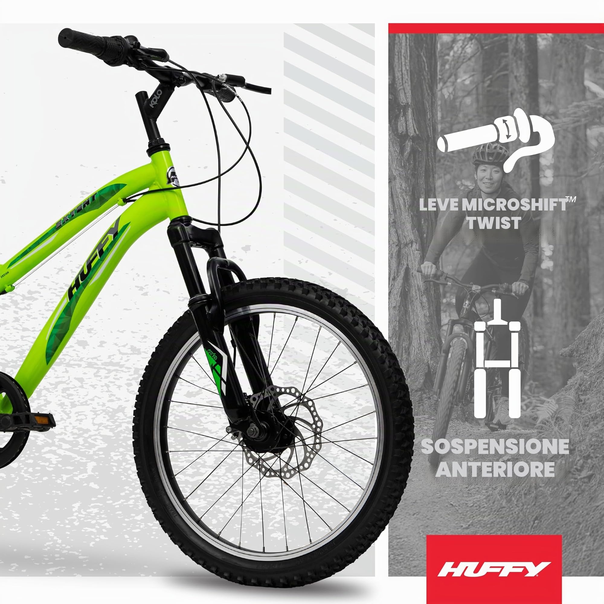 Huffy Extent 20" Mountain bike, Verde