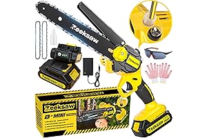 Mini Chainsaw 8 Inch Cordless with Oiler