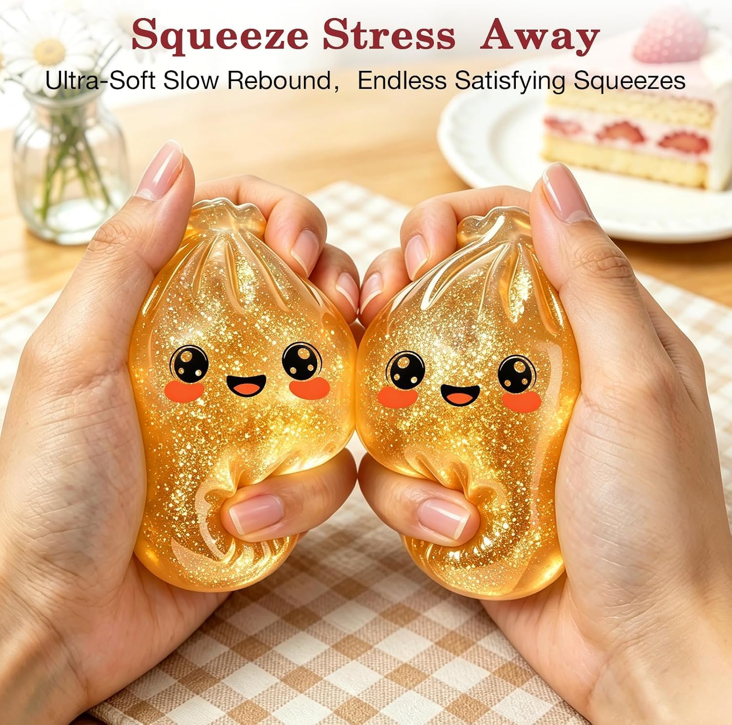 DaMpLiNg Squishy Ball | DaMpLiNg Squishy Blind Box | Cute Big DaMpLiNg Stress Ball | Fidget Sensory Toy for Adults Anxiety Relief | ( Rendom Pic of 1 Multicolour ) — Amazon image 4