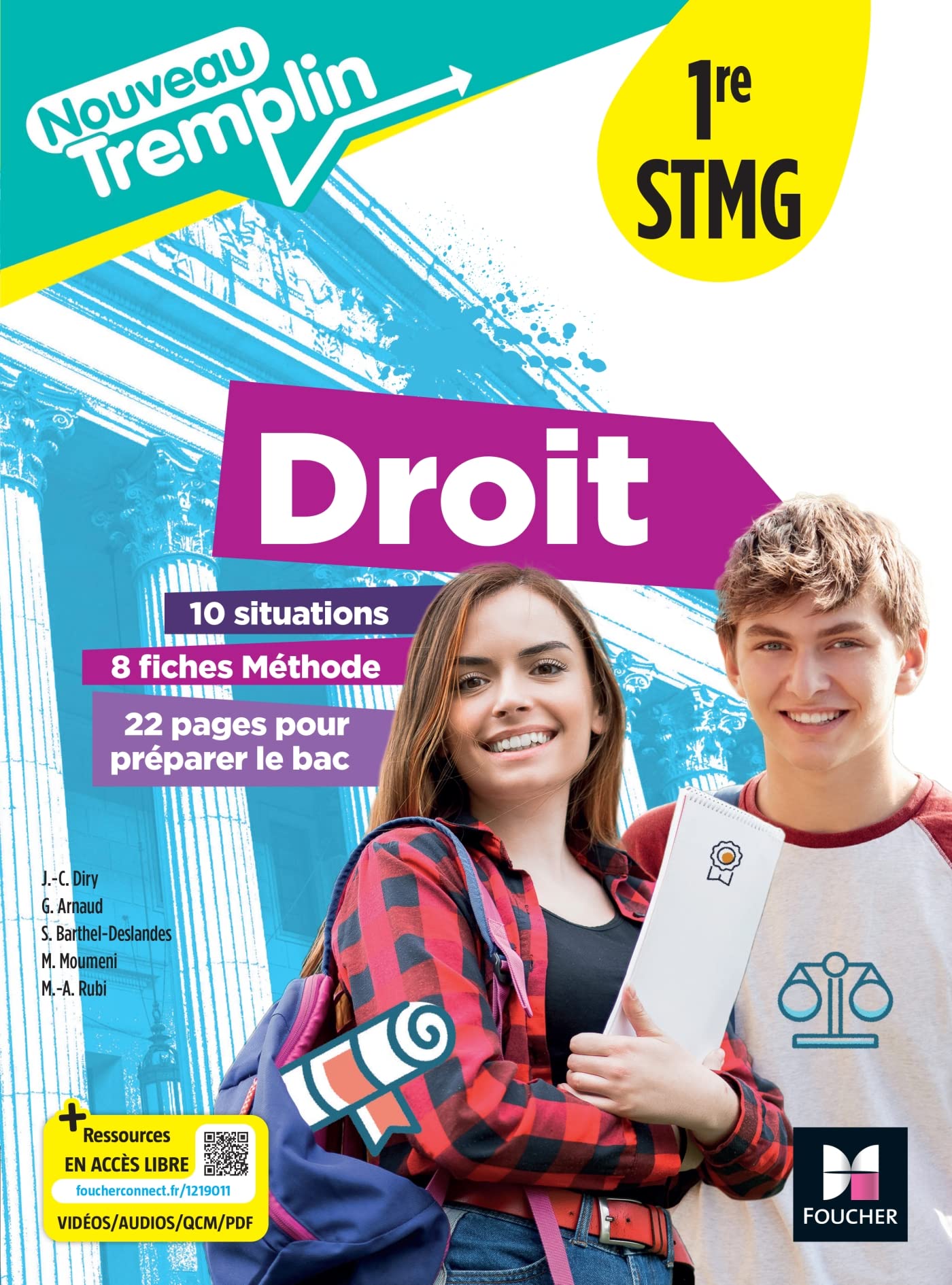 Nouveau Tremplin - DROIT 1re STMG - Ed. 2023 - Liv