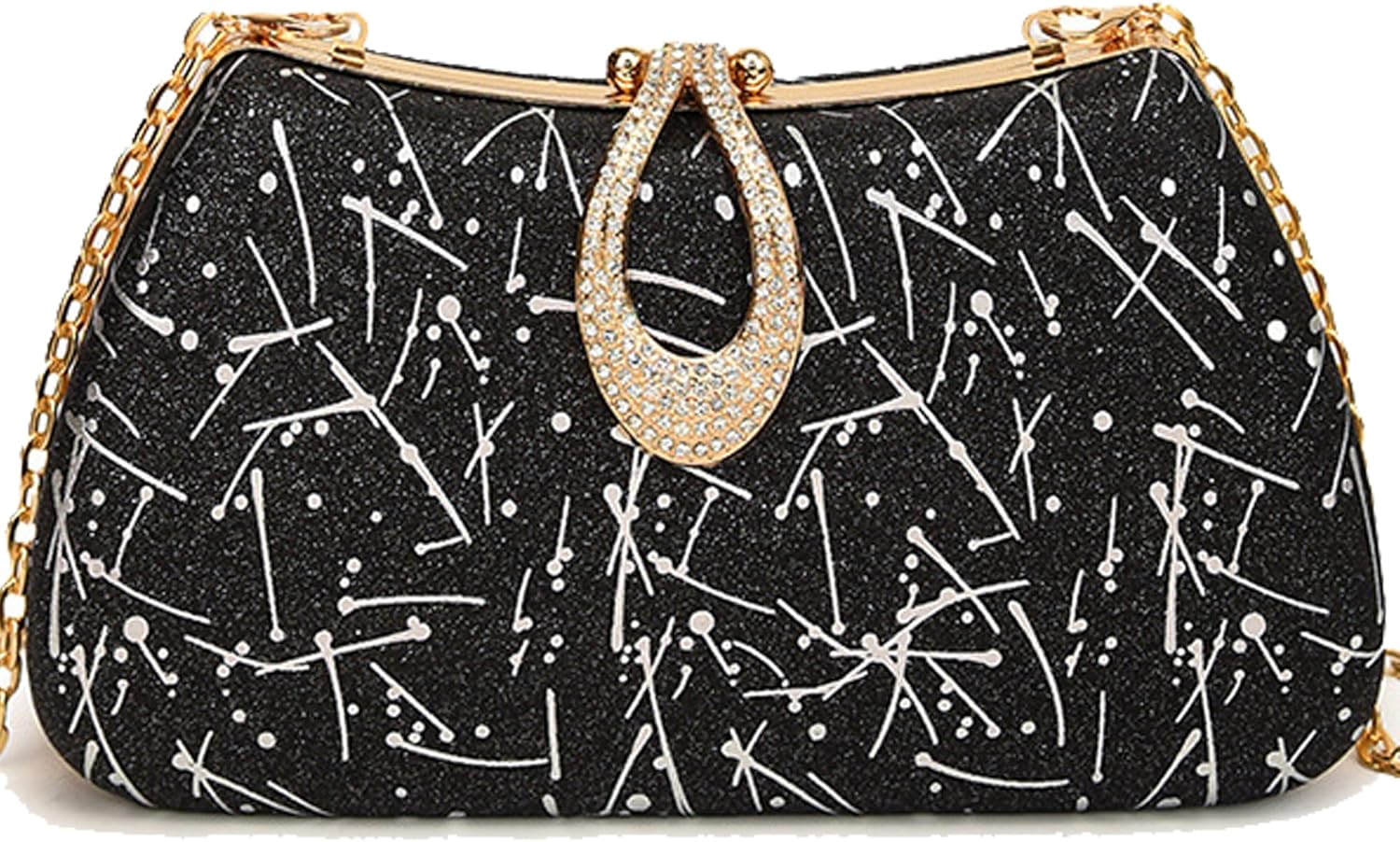 2026 Elegant Shimmer Clutch Purse For Women Shimmery Evening Bag With Gold Clasp For Wedding Party Prom